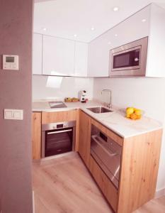 Kuchyň nebo kuchyňský kout v ubytování Bow Sea Apartment