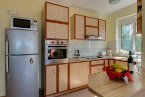 Kuchyň nebo kuchyňský kout v ubytování Montenegro Apartments Utjeha