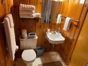 Ένα μπάνιο στο Mountain View Lodge