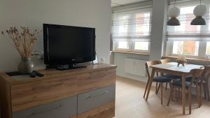 TV a/nebo společenská místnost v ubytování Elegant home in Palanga centre