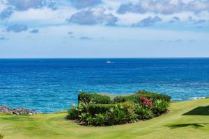 een golfbaan met de oceaan op de achtergrond bij Kapalua Bay Villa 29B4 villa in Kahana