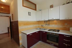 Kuchyň nebo kuchyňský kout v ubytování Apartments Golondrina