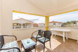 A balcony or terrace at Apartments Anka