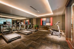 The fitness center and/or fitness facilities at Ashley Tanah Abang