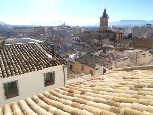 A general view of Villena or a view of the city taken from the holiday home