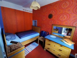 Postel nebo postele na pokoji v ubytování Ferienwohnung Zeitenhof