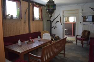 Posezení v ubytování Idylle auf dem Reiterhof bei Husum