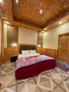 Ένα ή περισσότερα κρεβάτια σε δωμάτιο στο Dhi Ananta Homestay - Pure Veg