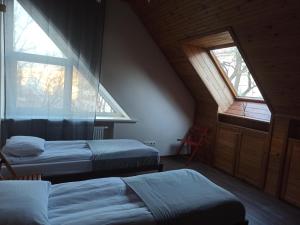 Postel nebo postele na pokoji v ubytování Rock'n'hostel