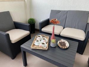 Część wypoczynkowa w obiekcie Apartment MADIS & Free Bikes