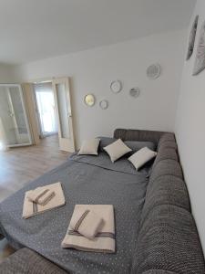 Ένα ή περισσότερα κρεβάτια σε δωμάτιο στο Apartment Barba View