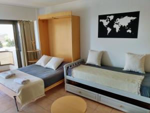 Ένα ή περισσότερα κρεβάτια σε δωμάτιο στο Excelente departamento, a metros del Shopping Paso del Paraná, vista al río Paraná, cochera techada privada - silencio - ideal para descansar - barrio residencial - Cámaras de seguridad 24hs - unidad Monitoreada