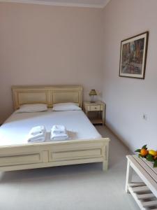 Posteľ alebo postele v izbe v ubytovaní Anesis Village Studios and Apartments