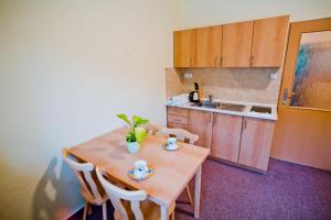 Kuchyň nebo kuchyňský kout v ubytování Horský Hotel Podjavorník + 37 fotografií