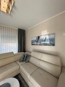 Część wypoczynkowa w obiekcie Apartman Yacht
