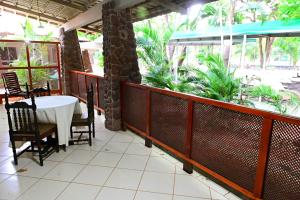 En balkon eller terrasse på Hotel Sesi Aruana