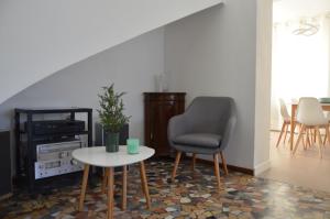 Część wypoczynkowa w obiekcie Villa La Parisienne