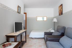 TV a/nebo společenská místnost v ubytování Apartamentos Mundaka Albir
