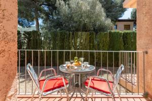 Balkón nebo terasa v ubytování Apartamentos Mundaka Albir