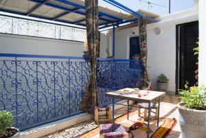 Balkón nebo terasa v ubytování Riad Yenna