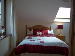 Uma cama ou camas num quarto em Mountainview B&B