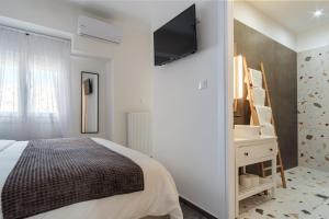 Postel nebo postele na pokoji v ubytování Home is