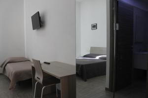 A television and/or entertainment centre at La residenza del Principe