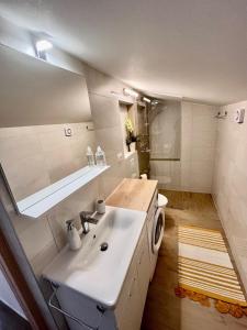 Koupelna v ubytování Apartments Nevenka i Josko