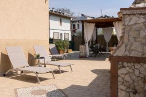 Patio alebo iná vonkajšia časť ubytovania Le 2 Perle 2.0