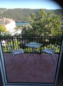 Balkón nebo terasa v ubytování Apartments Dalmatia