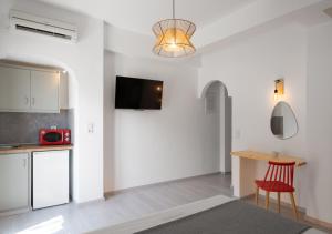 TV a/nebo společenská místnost v ubytování Sunray Lodgings