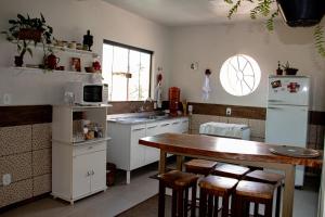 Dapur atau dapur kecil di Uma casa inteirinha pra você!
