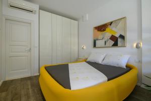 Posteľ alebo postele v izbe v ubytovaní FRAMAR apartment