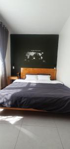 Postel nebo postele na pokoji v ubytování Hello Dalat Hostel