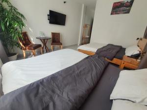 Postel nebo postele na pokoji v ubytování Hello Dalat Hostel