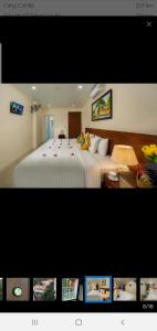 Giường trong phòng chung tại Cat Ba Thailand Hotel