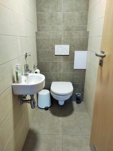 Kúpeľňa v ubytovaní Apartmán SVAN B2