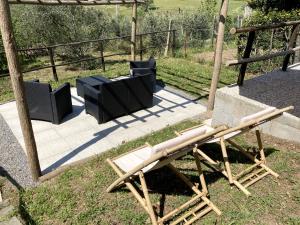 A garden outside il Podere La Casina