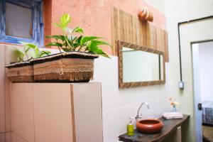 Kuchyň nebo kuchyňský kout v ubytování Santo Hostel