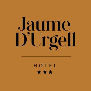 HOTEL JAUME D'URGELL في بالاغوار: لافته مكتوب عليها فندق جميره