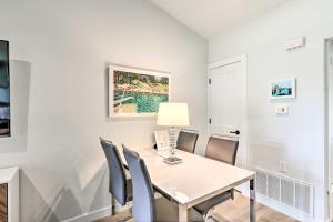 a dining room with a table and chairs at Remodeled Zilker Townhome with Yard Walk to SXSW! in Austin