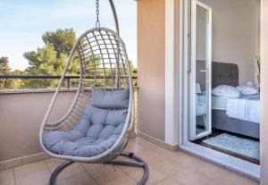Balkón alebo terasa v ubytovaní Penthouse Gea