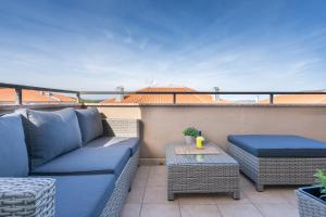 Posedenie v ubytovaní Penthouse Gea