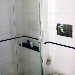 Koupelna v ubytování Villa Amateia