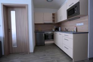 Kuchyňa alebo kuchynka v ubytovaní Apartman 13 Všemina + 5 fotografií
