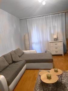 Posezení v ubytování Lovely 1 Bedroom apartment close to Debrecen University