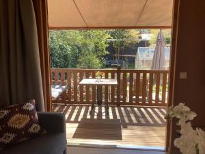 Balkón nebo terasa v ubytování B&B Porcini