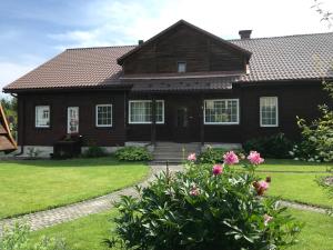 Vonkajšia záhrada v ubytovaní Miły Apartament