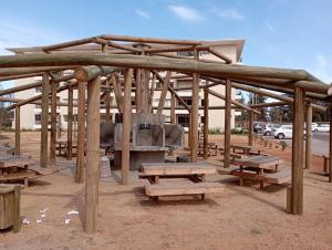 Foto sihtkohas El Tabo asuva majutusasutuse Hermoso Dpto entre bosque y piscina. galeriist