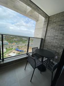 En balkon eller terrasse på Salinas Premium Resort